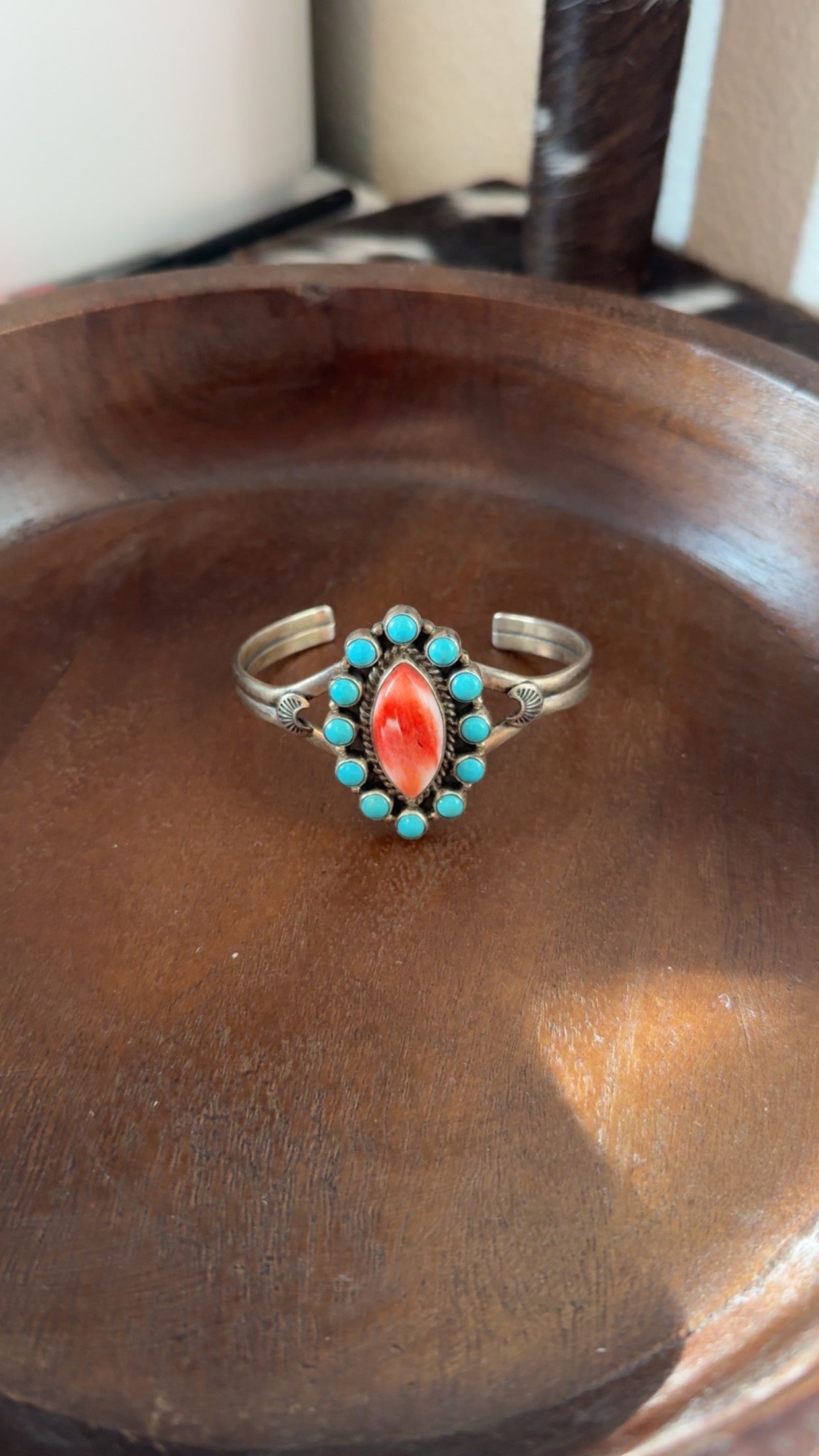 Turquoise and skinny cuff